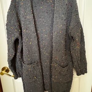 Entro Charcoal Speckled Women's Cardigan